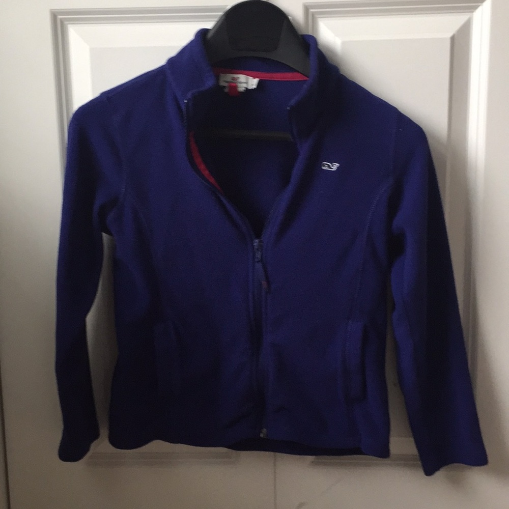 Vineyard vines girl m fleece. Full zipper